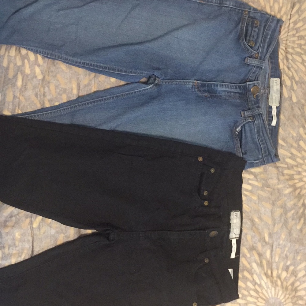 High rise, slim jean.